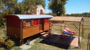 Гостиница La Nanou'che (roulotte en Camargue)  Ле Кайар